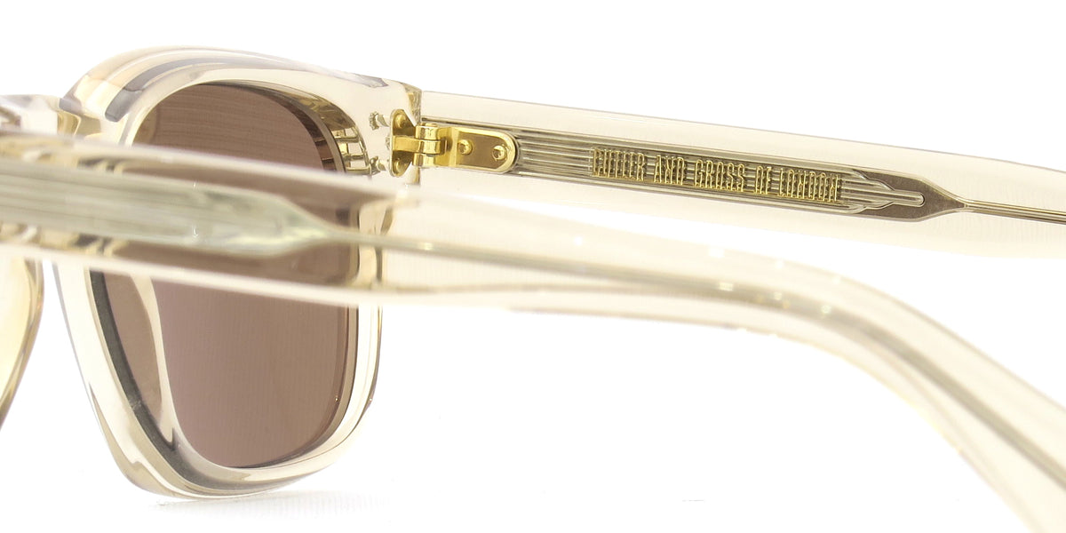 cutler and gross<br>-sun-<br>"cgop 9768"<br>03: granny chic / brown solid (by igc)
