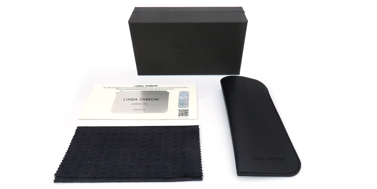 linda farrow -optical- <br>"bay" (lf25a) <br>color:16 [black series]