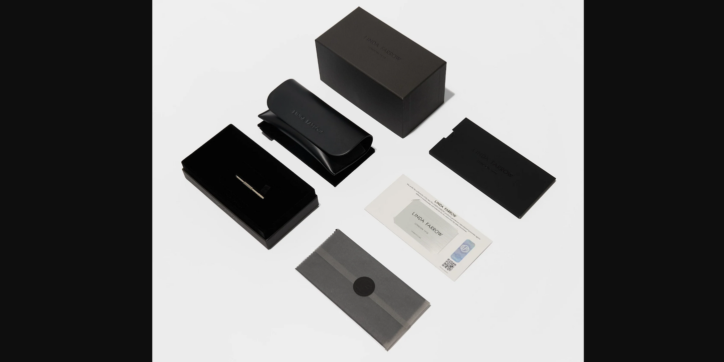 linda farrow -optical- <br>"cedric" (lfl1275) <br>color:10 [black series]