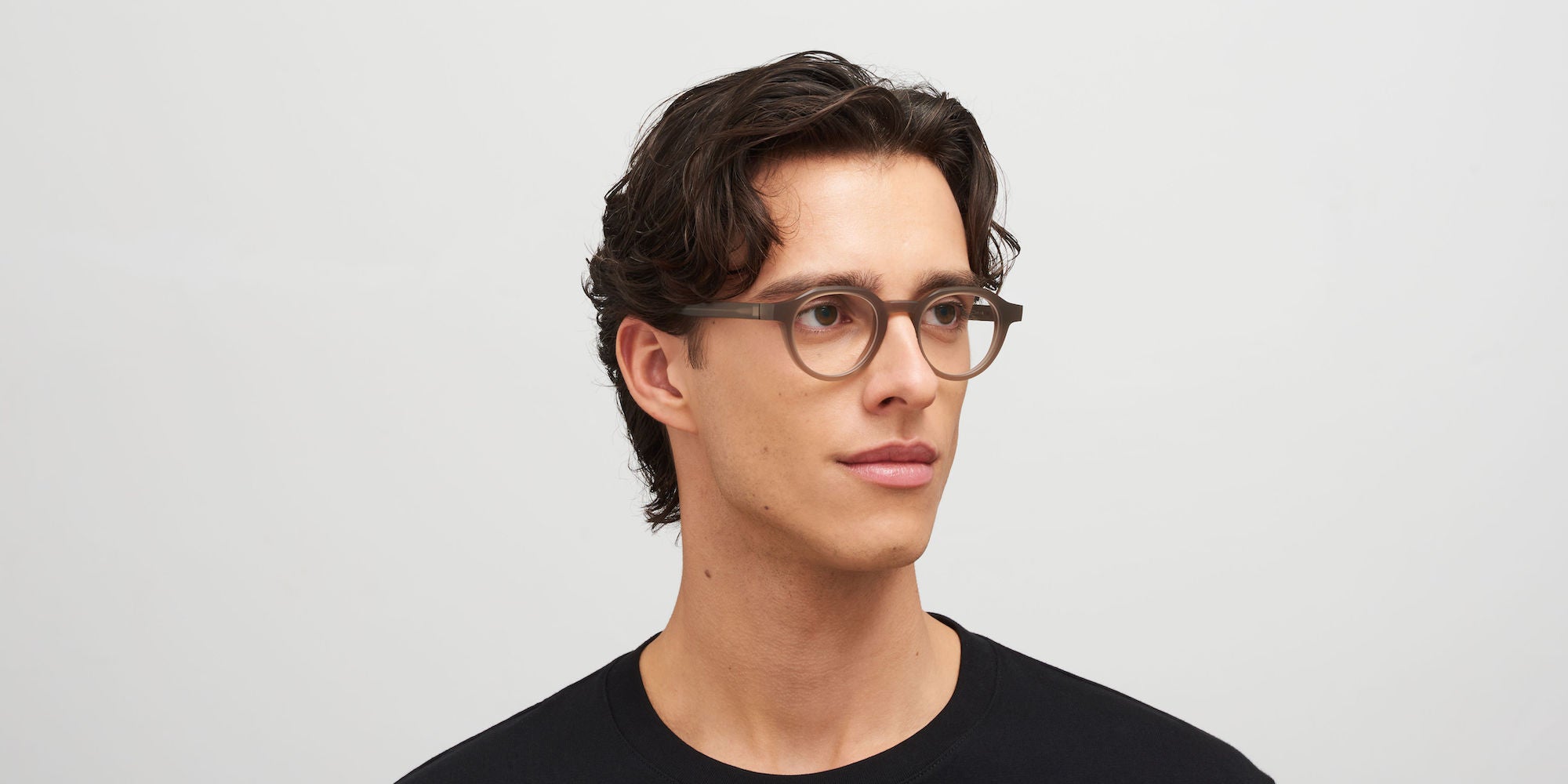 MYKITA NIAM 810:Chilled Raw Taupe/Shiny Silver | マイキータ メガネ